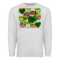 Dove Grey St. Patrick's Day hearts tumbler Premium Sweatshirt - Neo Western