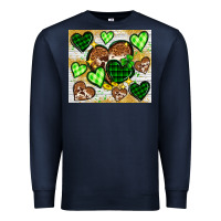 Navy St. Patrick's Day hearts tumbler Premium Sweatshirt - Neo Western