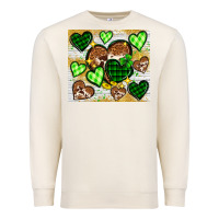 Sandshell St. Patrick's Day hearts tumbler Premium Sweatshirt - Neo Western