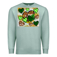 Seafoam St. Patrick's Day hearts tumbler Premium Sweatshirt - Neo Western