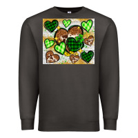 Smoke St. Patrick's Day hearts tumbler Premium Sweatshirt - Neo Western