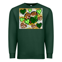 Sports Green St. Patrick's Day hearts tumbler Premium Sweatshirt - Neo Western