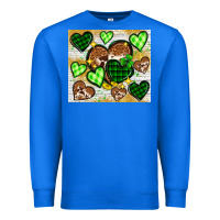 True Royal St. Patrick's Day hearts tumbler Premium Sweatshirt - Neo Western