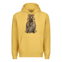 Antique Gold Quokka Premium Hoodie - LillyAllenDesigns