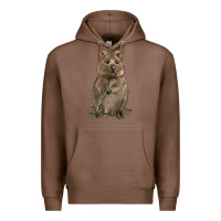 Chestnut Quokka Premium Hoodie - LillyAllenDesigns