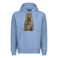 Colony Blue Quokka Premium Hoodie - LillyAllenDesigns