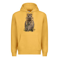 Mustard Quokka Premium Hoodie - LillyAllenDesigns