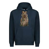 Navy Quokka Premium Hoodie - LillyAllenDesigns
