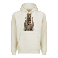 Oatmeal Heather Quokka Premium Hoodie - LillyAllenDesigns
