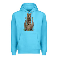 Ocean Blue Quokka Premium Hoodie - LillyAllenDesigns