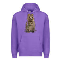 Purple Quokka Premium Hoodie - LillyAllenDesigns