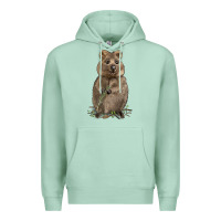 Seafoam Quokka Premium Hoodie - LillyAllenDesigns
