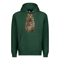 Sports Green Quokka Premium Hoodie - LillyAllenDesigns