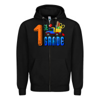 Black First Grade Zipper Hoodie - RanaPortraitStore