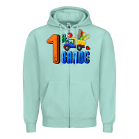 Seafoam First Grade Zipper Hoodie - RanaPortraitStore