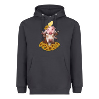 Smoke cow with pig and chick Heavyweight Hoodie - RanaPortraitStore