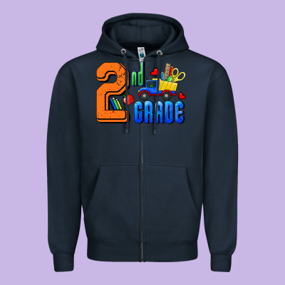 Zipper Hoodie Second Grade