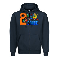 Navy Second Grade Zipper Hoodie - RanaPortraitStore