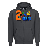 Smoke Second Grade Zipper Hoodie - RanaPortraitStore
