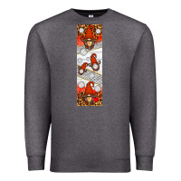 Charcoal Heather volleyball penwraps Premium Sweatshirt - HRA Design Shop
