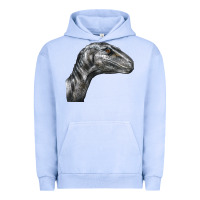 Pigment Grape Ice Velociraptor Face Urban Hoodie - LillyAllenDesigns