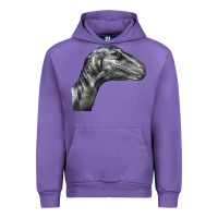 Tulip Velociraptor Face Urban Hoodie - LillyAllenDesigns