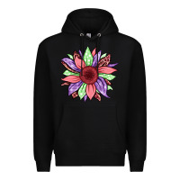 Black easter spring sunflower Premium Hoodie - Jasminsmagicworld
