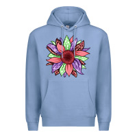 Colony Blue easter spring sunflower Premium Hoodie - Jasminsmagicworld