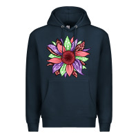 Navy easter spring sunflower Premium Hoodie - Jasminsmagicworld