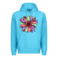 Ocean Blue easter spring sunflower Premium Hoodie - Jasminsmagicworld