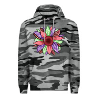 Slate Camo easter spring sunflower Premium Hoodie - Jasminsmagicworld