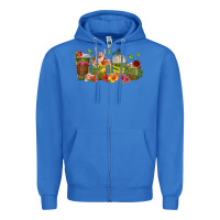True Royal floral hustler coffee cups Zipper Hoodie - texasbilliewilder