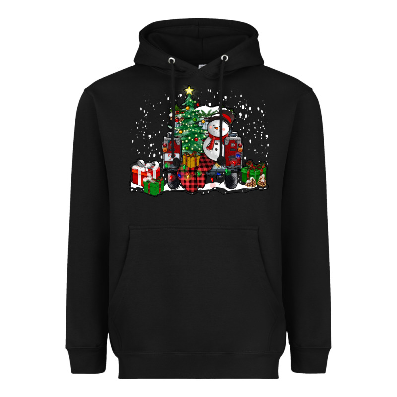 Christmas Truck Heavyweight Hoodie by RanaPortraitStore | Teevron