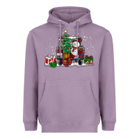 Lavender christmas truck Heavyweight Hoodie - RanaPortraitStore
