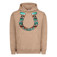 Pigment Burro serape turquoise horseshoe Urban Hoodie - Jasminsmagicworld