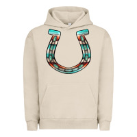 Pigment French Oak serape turquoise horseshoe Urban Hoodie - Jasminsmagicworld