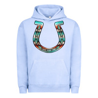 Pigment Grape Ice serape turquoise horseshoe Urban Hoodie - Jasminsmagicworld