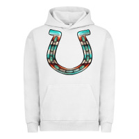 Pigment Lunar Rock serape turquoise horseshoe Urban Hoodie - Jasminsmagicworld