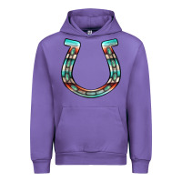 Tulip serape turquoise horseshoe Urban Hoodie - Jasminsmagicworld