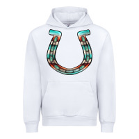 White serape turquoise horseshoe Urban Hoodie - Jasminsmagicworld