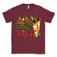 Burgundy Daddy's taquito Classic Tee - RanaPortraitStore