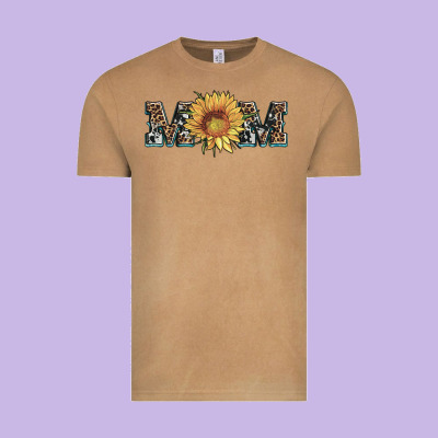 Sunflower Mom Mothers Day Vintage Tee Designed By Artiststas