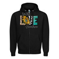 Black for the love of sunshine Zipper Hoodie - texasbilliewilder