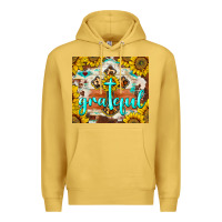 Antique Gold grateful cross Premium Hoodie - BarkalooDesign