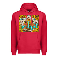 Cardinal grateful cross Premium Hoodie - BarkalooDesign