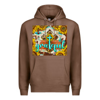 Chestnut grateful cross Premium Hoodie - BarkalooDesign