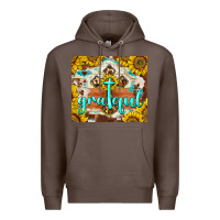 Coffee grateful cross Premium Hoodie - BarkalooDesign