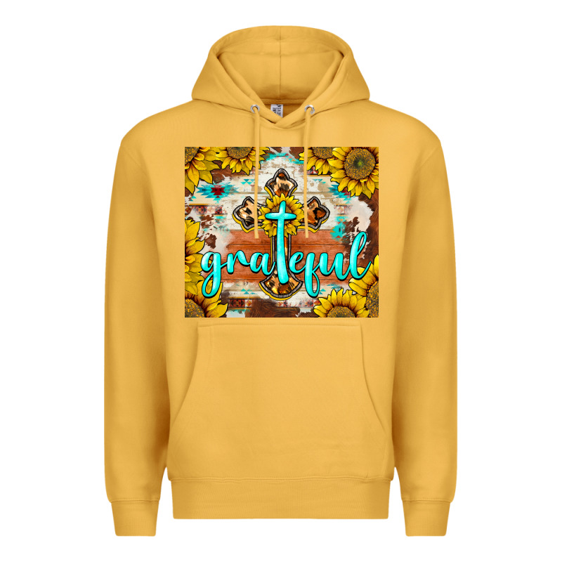 Grateful Cross Premium Hoodie by BarkalooDesign | Teevron
