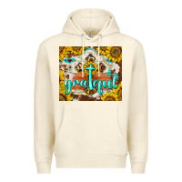 Sandshell grateful cross Premium Hoodie - BarkalooDesign