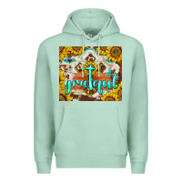 Seafoam grateful cross Premium Hoodie - BarkalooDesign